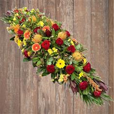 Indian Summer Casket Spray