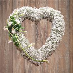 Gyp &amp; Calla Lily Heart