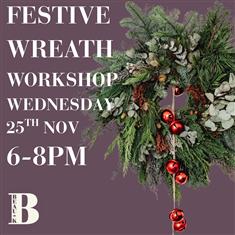 Wednesday 25th November 6-8pm