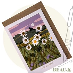 Eastbourne 'Wild Flowers' Greetings Card