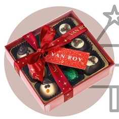 Van Roy Christmas Novelty Belgian Chocolates Gift Box